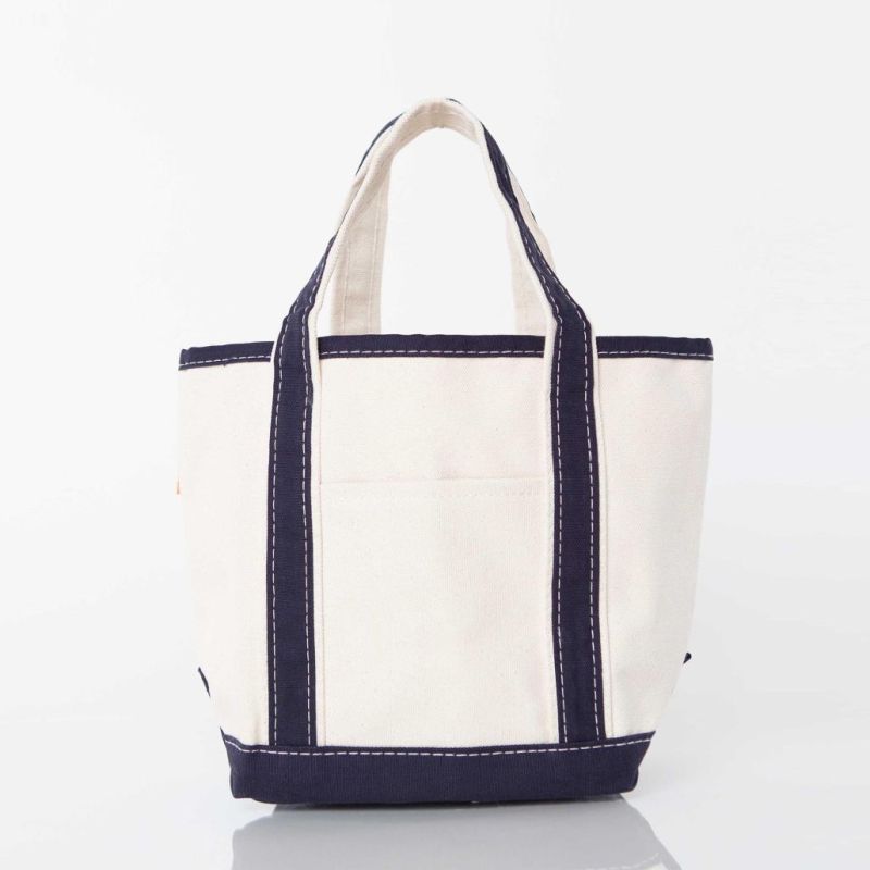 Canvas Handy Open Top Tote in Navy, Pink, Red, & more | CB Station