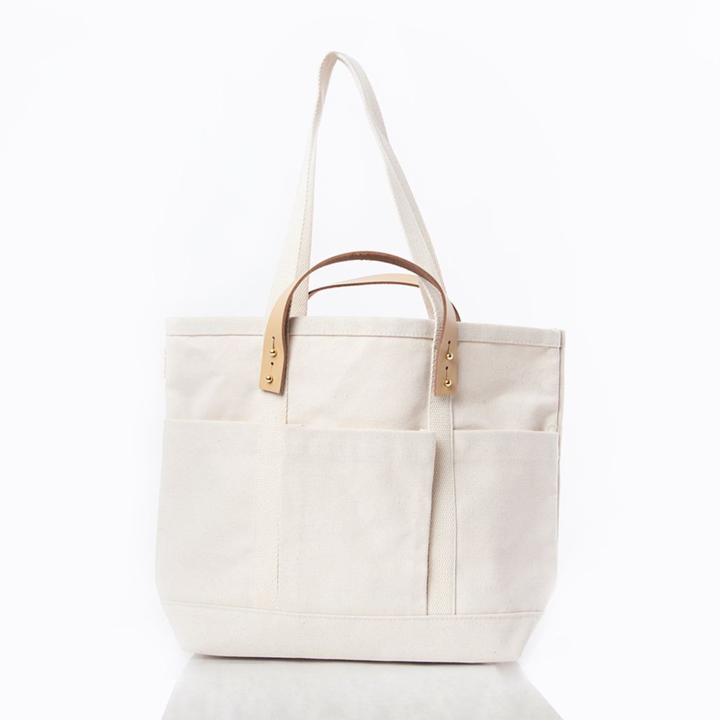 CanvasCraft Leather-Handled Tote | CB Station