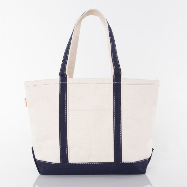 Classic Boat Tote Bag - Navy - Front