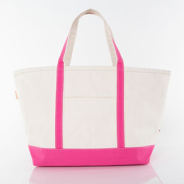 Large Classic Tote Bag - Hot Pink - Front