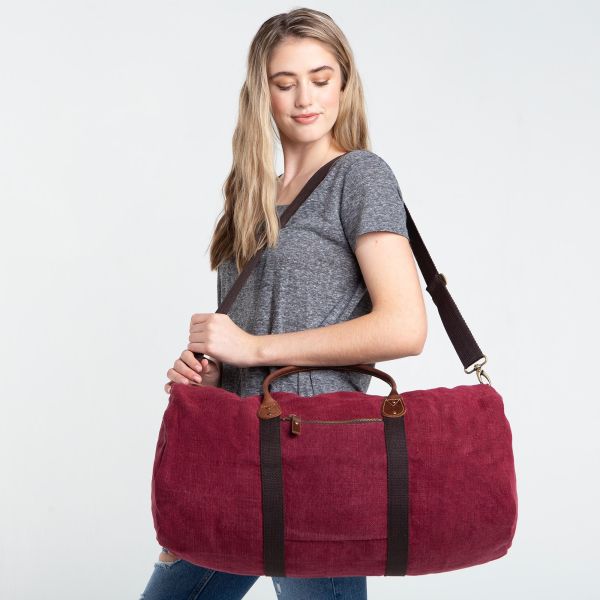 Jute Round Duffel