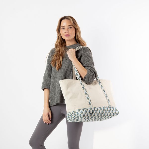 Block Print Large Classic Tote