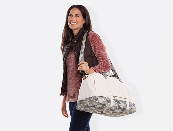 Wholesale Canvas Camo Tote Bags | CB Station